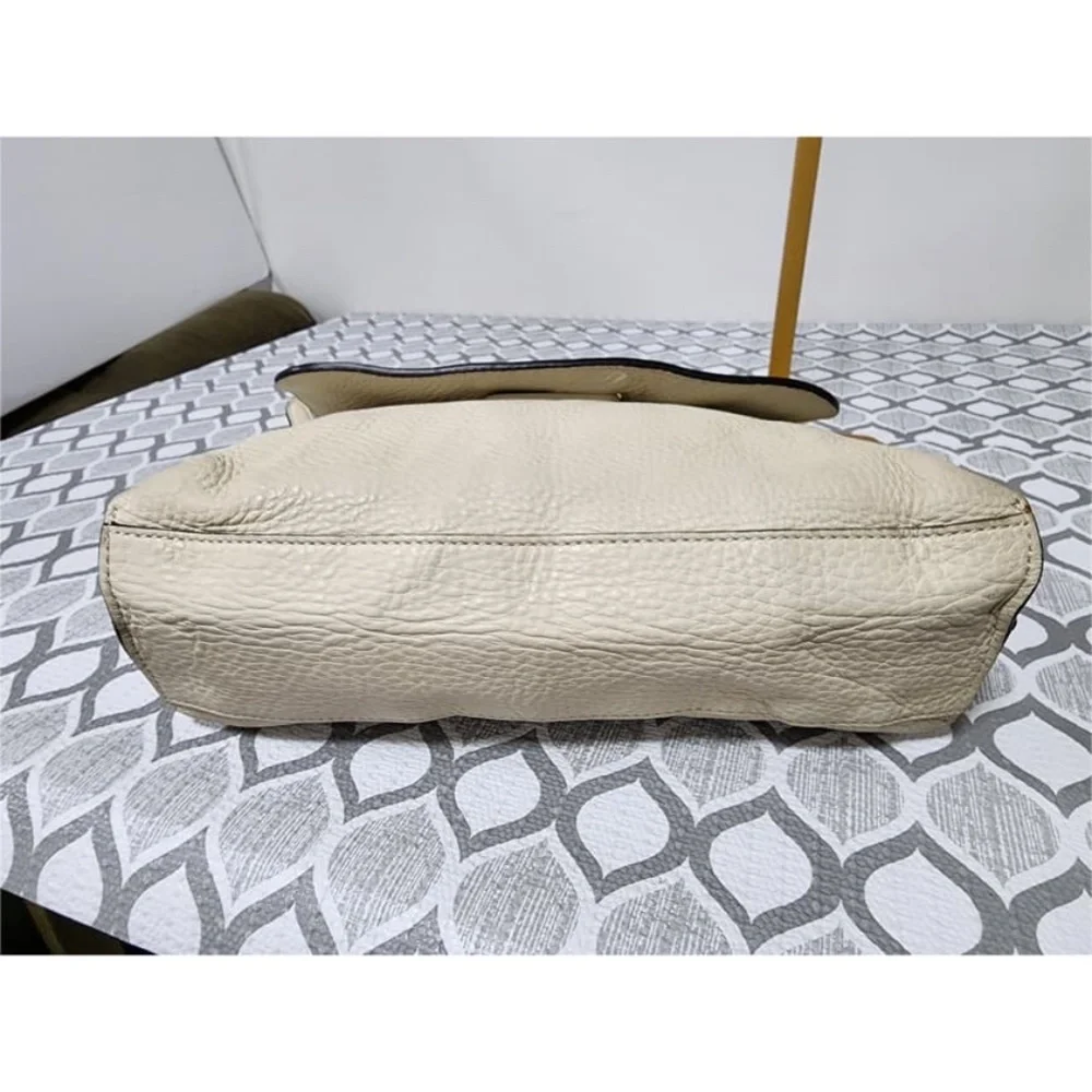 Authentic Gucci Small Bamboo Daily Satchel Bag Off-White